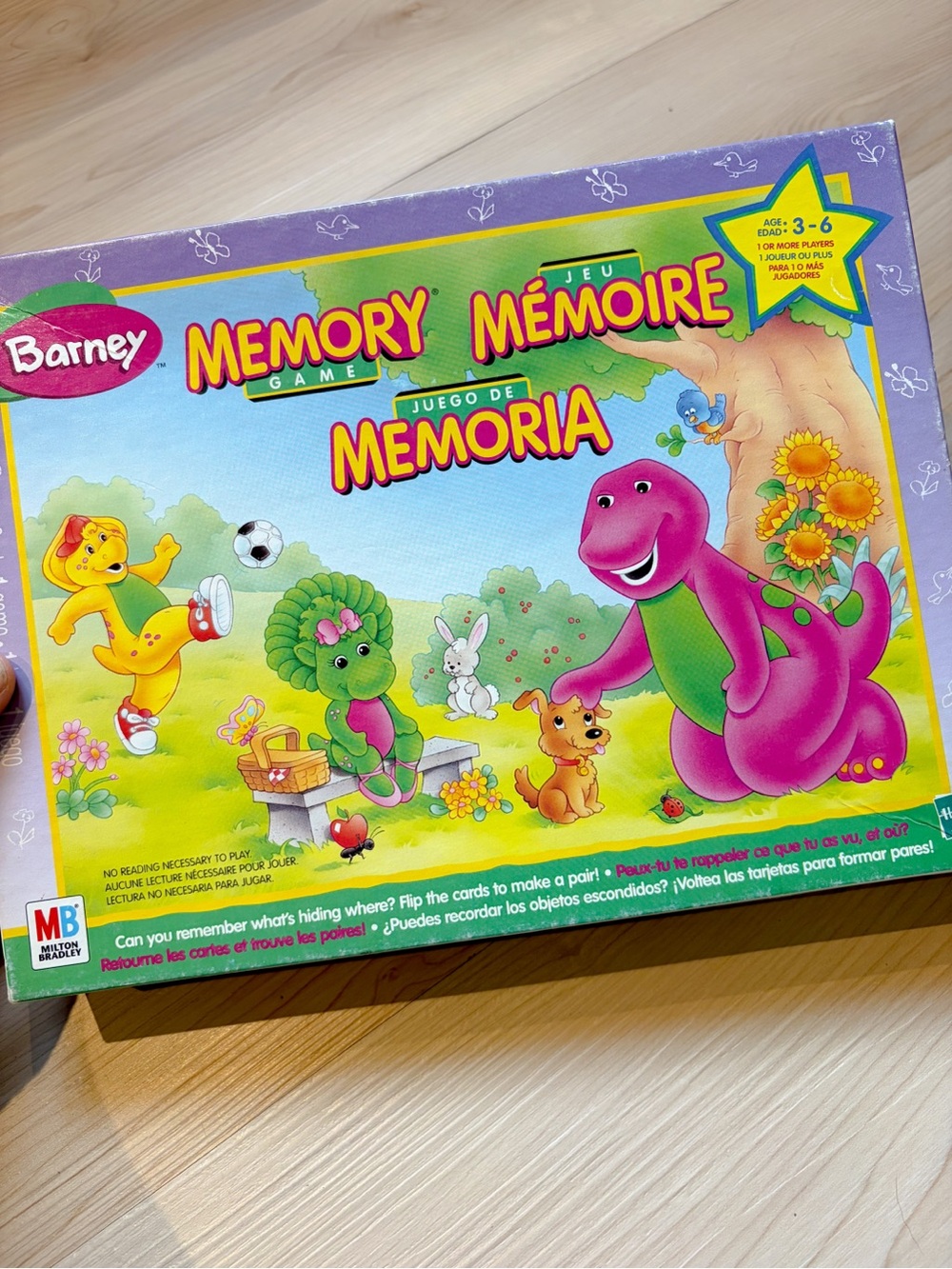 Barney Memory Game - Vintage 1997 - Complete Set